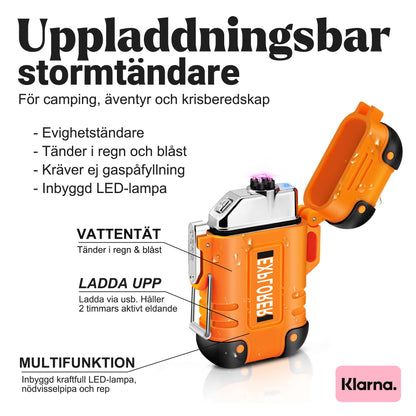Evighetständare - Vattentät med USB-laddning